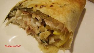 Рецепт Дорады в лаваше