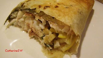 Рецепт Дорады в лаваше