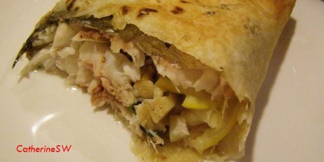 Рецепт дорады в лаваше