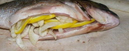 Шаг 3: дорады в лаваше