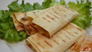 Рецепт Конвертиков из лаваша с курицей