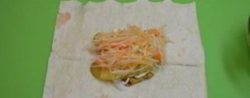 Шаг 5: конвертиков из лаваша с курицей