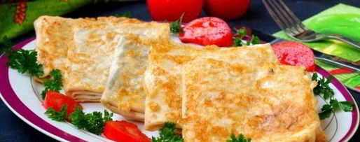 Шаг 8: конвертиков из лаваша с сыром и зеленью