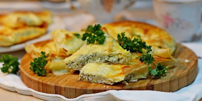 Рецепт конвертиков из лаваша с творогом