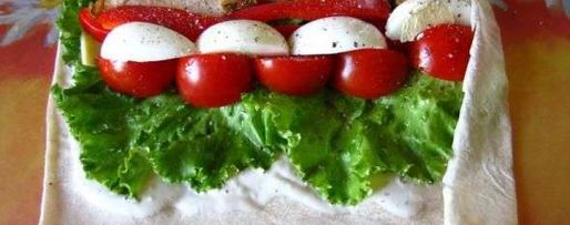 Шаг 53: куриной грудки в лаваше