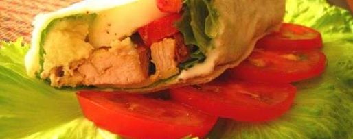 Шаг 57: куриной грудки в лаваше