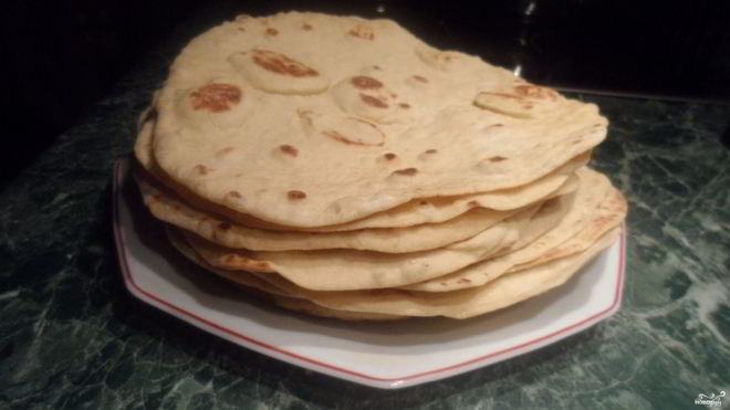 Рецепт Лаваша на кефире на сковороде