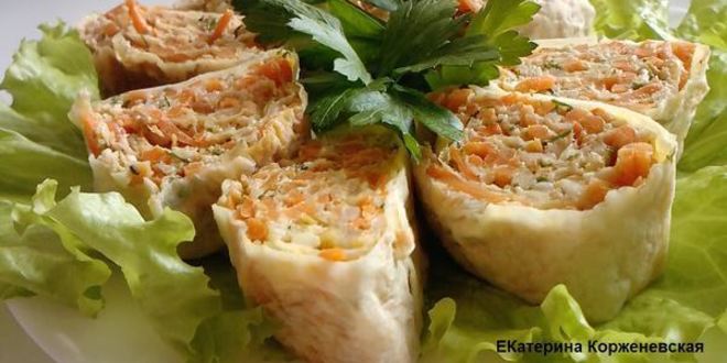 Рецепт лаваша пикантного