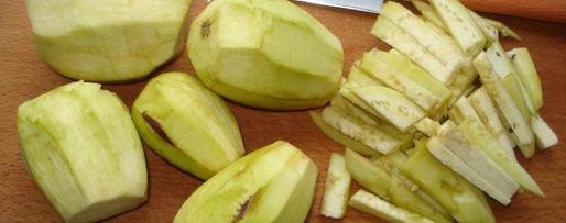 Шаг 1: лаваша с баклажанами