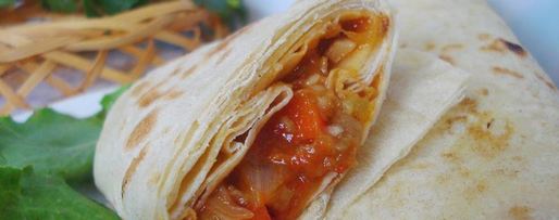 Шаг 9: лаваша с баклажанами