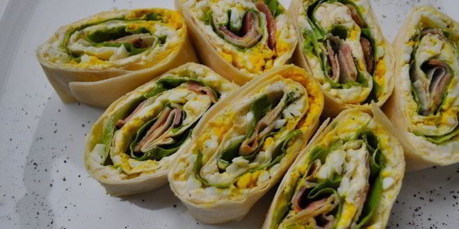 Рецепт лаваша с беконом