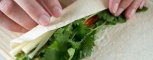 Шаг 1: лаваша с кальмарами