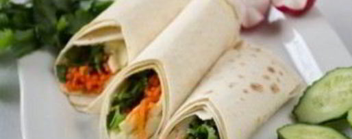 Шаг 2: лаваша с кальмарами