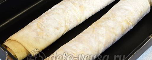 Шаг 5: лаваша с капустой в духовке