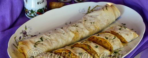 Шаг 6: лаваша с капустой в духовке