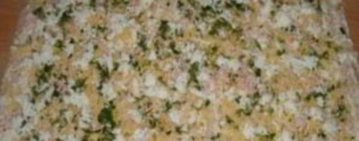 Шаг 5: лаваша с крабовыми палочками и сыром