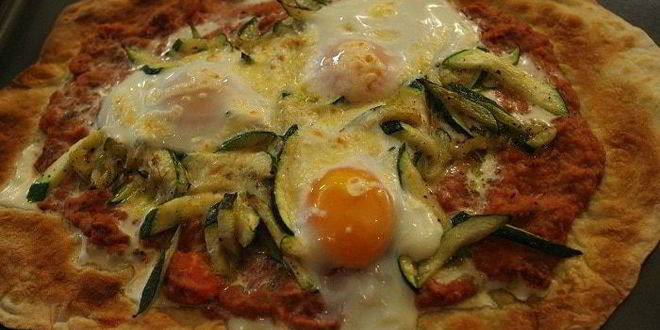 Рецепт лаваша с красной фасолью, цукини и помидорами