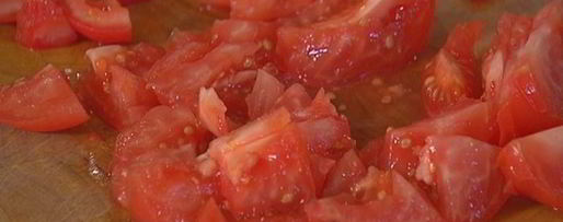 Шаг 5: лаваша с красной фасолью, цукини и помидорами