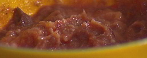 Шаг 7: лаваша с красной фасолью, цукини и помидорами