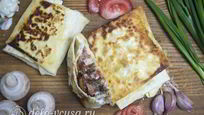 Рецепт Лаваша с курицей и грибами