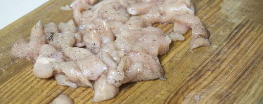 Шаг 2: лаваша с курицей и грибами