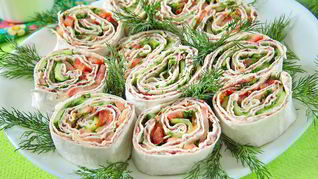 Рецепт Лаваша с приправой из фасоли