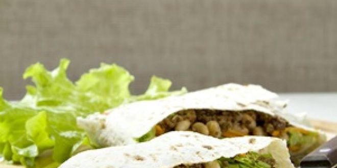 Рецепт лаваша с пряной говядиной и фасолью