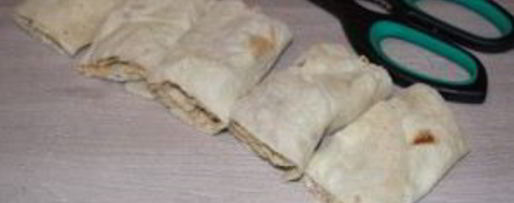 Шаг 5: лаваша с рыбой и сыром