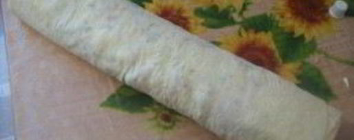 Шаг 5: лаваша с сайрой