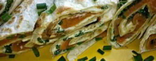 Шаг 4: лаваша с сыром и рыбой