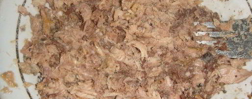 Шаг 3: лаваша с тунцом