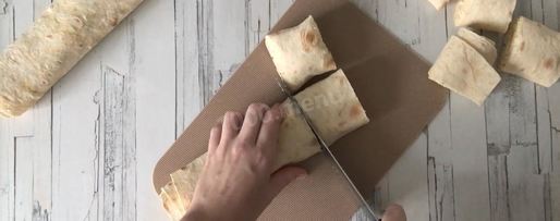 Шаг 7: лаваша с творогом и сыром в духовке