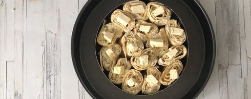 Шаг 9: лаваша с творогом и сыром в духовке