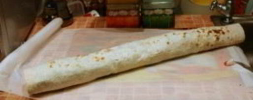 Шаг 6: лаваша с ветчиной и плавленым сыром