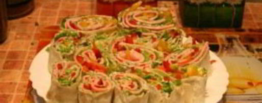 Шаг 7: лаваша с ветчиной и плавленым сыром