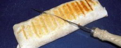 Шаг 4: лаваша с ветчиной и сыром