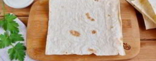 Шаг 4: лаваша с яйцом и шпинатом