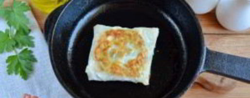 Шаг 8: лаваша с яйцом и шпинатом