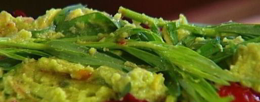 Шаг 11: лаваша со сладким перцем, тыквой и авокадо