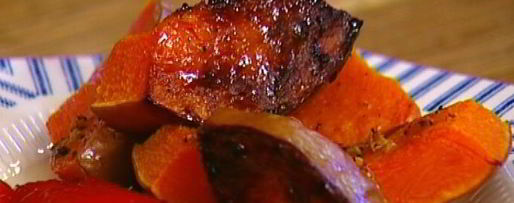 Шаг 7: лаваша со сладким перцем, тыквой и авокадо