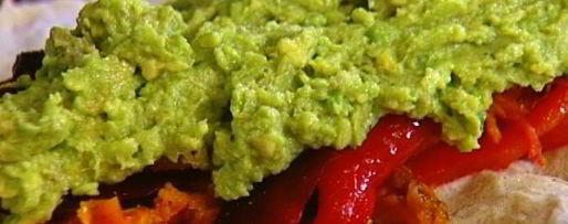 Шаг 10: лаваша со сладким перцем, тыквой и авокадо