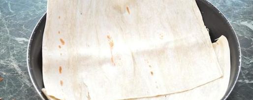 Шаг 1: овощей, запеченных на лаваше