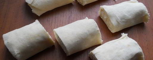 Шаг 3: рулетиков из лаваша с творогом жареные на сковороде