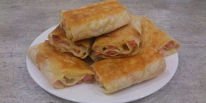 Рецепт рулетиков из лаваша жареные