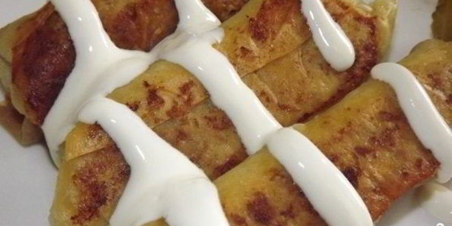 Рецепт рулетов из лаваша с печенью