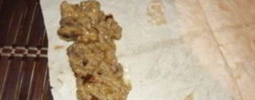 Шаг 4: рулетов из лаваша с печенью