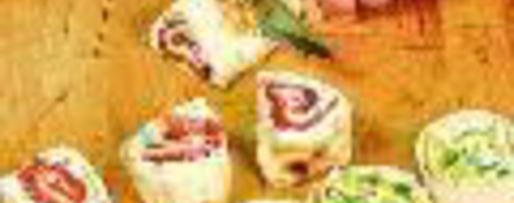 Шаг 5: рулетов из лаваша с разными начинками