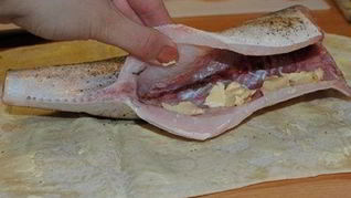 Рецепт Рыбы, запеченной в лаваше