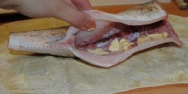 Рецепт рыбы, запеченной в лаваше