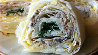 Рецепт Рыбного рулета из лаваша